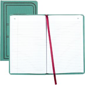 Brand Record Book, Green Canvas, 12.125 x 7.625", 150 Pages (A66150R)