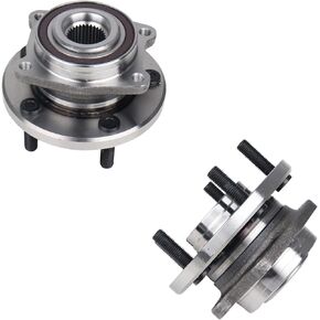 KUSATEC 513263 2PCS Front Wheel Bearing and Hub Assembly Compatible with Chrysler Sebring Cirrus 2007 2008 2009 2010, Chrysler 200 2011 2012 2013 2014, Dodge Avenger 2008-2014, 5-Lug Bolts w/ABS