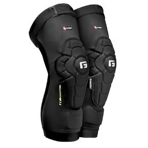 G-Form Pro-Rugged 2 MTB Knee Guards - Compression Knee Gear for Protection - Comfortable Knee Guards for Men & Women - Breathable & Durable Knee Guards for Mountain Biking - Storm Blue, Adult XS