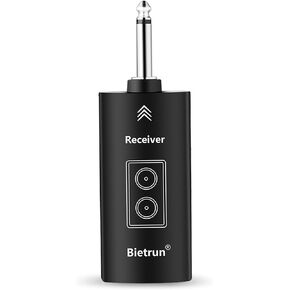 Bietrun Receiver/Adapter Only WXM09, WXM09A, WXM19, WXM19A, WXM21 Wireless Microphone (1/4") with Bluetooth