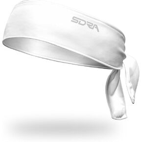 Suddora Tie Headband, Unisex Fabric Sweatband, Moisture Wicking Performance Blend Fabric, Head Tie for Karate, Running, Cycling, Tennis, Cosplay for Ninja Halloween, One Size Fits All