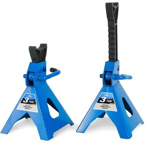 6 Ton (12,000 LBs) Automotive Jack Stands,Heavy Duty Steel Car Lifting Stand for Garages,Repair Shops,Adjustable Height 14.6"- 24",1 Pair