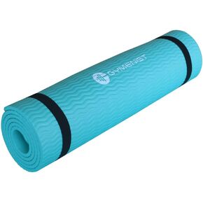 GYMENIST Thick Exercise Yoga Floor Mat Nbr 24 X 71 Inches, Great for Camping Cardio Workout Pilates Gymnastics
