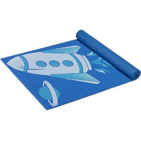 Gaiam Kids Yoga Mat Exercise Mat, Yoga for Kids with Fun Prints - Playtime for Babies, Active & Calm Toddlers and Young Children (60" L x 24" W x 3mm Thick) in Saudi Arabia