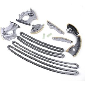 3.0T Pack of 12 Engine Timing Chain Kit Tensioner Timing Guide Rail Replacement for Audi A5 A6 Q5 Q7