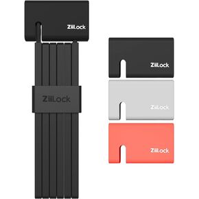 ZiiLock M - Compact Heavy-Duty Anti-Theft Folding Bike Lock with 3 Keys, Black, Gray, Red in Kuwait