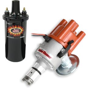 PerTronix Bundle015 Ignition Kit for Classic VW with D186504 Vacuum Advance Distributor and 40611 Flame Thrower Coil