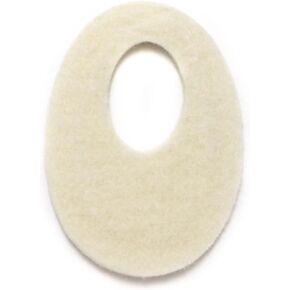 Dr. Jill's Foot Pads, Latex Free, YJ9-7066, Oval Callus Pad 1/8" Felt (25 Pack) Lesion Pad