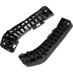 1 Pair Bumper Brackets Support Fender Cover Compatible for Toyota Camry 2007 2008 2009, Durable Plastic Black Front Left Right Side