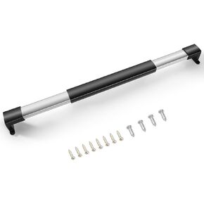 RV Screen Door Handle Grab Bar, Adjustable from 21-5/8 to 28-5/8 Inch RV Camper Screen Door Handle, RV Screen Door Cross Bar Handle Grab Bar Suitable for Most RVs, Aluminum