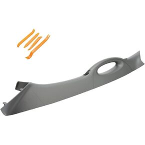 A Pillar Interior Trim Handle Right Passenger Side Compatible with Ford F150 F-150 2004-2008 Lincoln Mark LT 2006-2008 A Pillar Grab Handle Assist Panel 4L3Z-1503598-AAC (Right Passenger Side Beige)