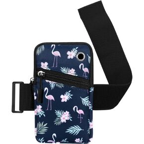 HAWEE Cell Phone Arm Bands Bag for Women Sports Running Pouch Hold Smartphone 6.28 Inches Full-Screen, Colorful Flower