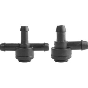XUKEY Windscreen Washer Valve 3 Way Valve Check Hose For Volvo XC90 XC70 XC60 V70 V50 C30 C70 S40 S60 S70 9178897 & 31391513 Washer T Connector Pipe 9178895 Black