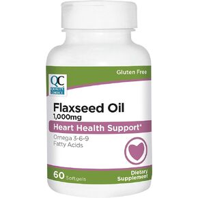 Quality Choice Flaxseed Oil 1,000 mg Softgels