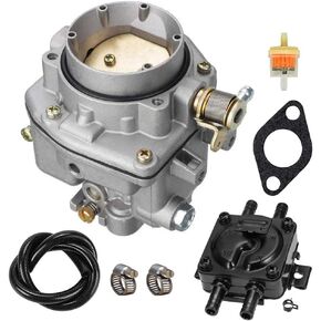 146-0496 Carburetor with Fuel Pump oil filter Kit For ONAN NOS B48G B48M P216G P218G P220G replacement 146-0414 146-0479 by LIYYOO