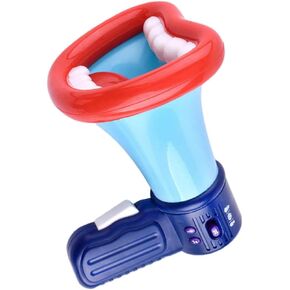 Totority Battery- Operated Megaphone Portable Megaphone Bullhorn Mega Phone Loud Speaker Prize for Kids and Adults White