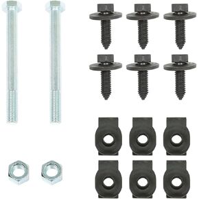 labwork 16pc Front Leaf Spring Bracket Mounting Eye Bolts J-Clips Replacement for Chevrolet Camaro Nova Pontiac Firebird 1967-1981