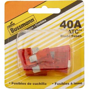 Bussmann (BP/ATC-40-RP 40 Amp ATC Blade Fuse, 5 Count (Pack of 1), Orange