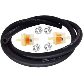 Fuel Line 1/4" ID x 1/2" OD Used for Kawasaki Honda Suzuki Yamaha ATV Dirt Bike Moped Scooter mowers Tractors Snow blowers Small Engines