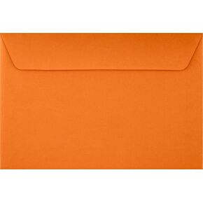 LUXPaper 6 x 9 Booklet Envelopes | Mandarin Orange | 80lb. Text | 50 Qty