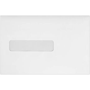 LUXPaper 6 x 9 Booklet Window Envelopes | Bright White | 24lb. Text | 250 Qty