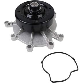 Autoround AW7163 Water Pump with Gasket Compatible with Jeep Grand Cherokee/Liberty/Commander, Dodge Ram 1500/ Durango/Dakota/Nitro, Chrysler Aspen, Mitsubishi Raider, 3.7L V6 4.7L V8 Engine