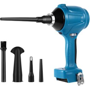 LINGYUE Compressed Air Duster for 18V MAKITA Battery,40000RPM Electric Air Duster, LED Light, 6 Multi-Use Accessories - Ideal for PC Keyboard, Car Electric Devices Cleaning (Battery Not Included)