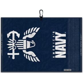 Team Effort Navy Face/Club Jacquard Towel