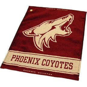 Team Golf NHL Jacquard Woven Golf Towel, 16" x 19", 100% Cotton, Attach to Golf Bag with Corner Hook