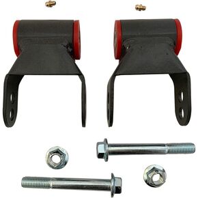 Rear Shackle 1.5" or 2" Suspension Lift Kit Replacement for 1988-1998 Chevy GMC K1500 K2500 4WD/2WD Lift Spacer Block U-Bolt Spring Shackle