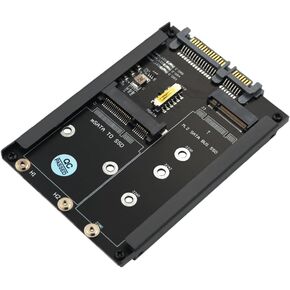 2 in 1 MSATA and B Key/B&M Key SSD to 2.5" SATA III with Frame Bracket - Retain mSATA SSD as 7mm 2.5" SATA Drive