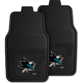 سجادة سيارة FANMATS NHL San Jose Sharks قطعتين من الفينيل شديدة التحمل، 45.72 سم × 68.58 سم in Kuwait