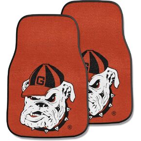 FANMATS NCAA Unisex-Adult Front Carpet Car Mat Set - 2 Pieces
