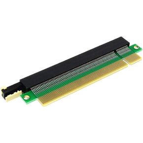 PCI-E 164 pin Slot PCI-Express 16X Riser Card, Male to Female Extension Protector Upward Riser Adapter Card 1U 2U