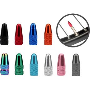 Senzeal 20PCS Presta Valve Cap Multi-Color Aluminum Bicycle Air Tire Valve Caps Bike Dust Cap