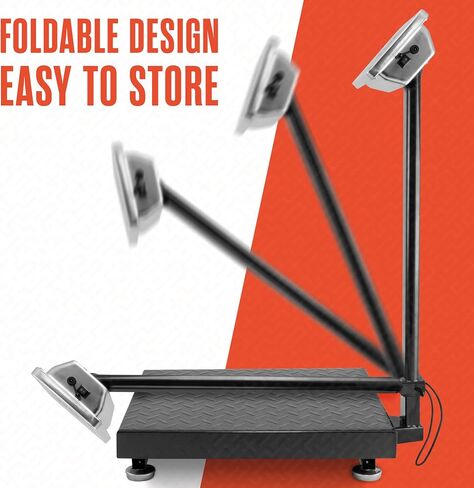 Houseables Industrial Platform Scale 600 LB x .05, 19.5" x 15.75", Digital, Bench, Large for Luggage, Shipping, Package Computing, Postal in Saudi Arabia