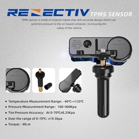 استبدال مستشعر RENECTIV TPMS لسوبارو Crosstrek Forester Impreza Legacy Outback Tribeca، نظام مراقبة ضغط الإطارات 315 ميجاهرتز OE#28103AJ00A,28103SG000,2810-AG01C(4PCS) in Kuwait