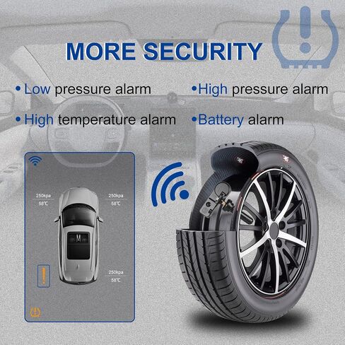 استبدال مستشعر RENECTIV TPMS لسوبارو Crosstrek Forester Impreza Legacy Outback Tribeca، نظام مراقبة ضغط الإطارات 315 ميجاهرتز OE#28103AJ00A,28103SG000,2810-AG01C(4PCS) in Kuwait