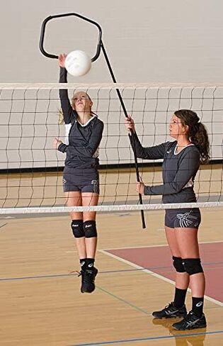 Tandem Sport Spike Challenger - Volleyball Hitting Technique Trainer - Volleyball Training Equipment for Spike Training - Adjustable Heights for All Players in Saudi Arabia