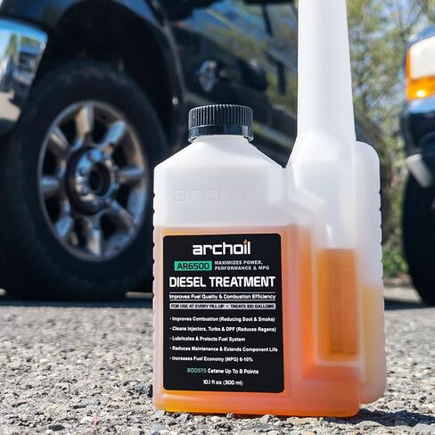 Archoil AR6500 Diesel Treatment (10.1 oz) - Four Pack - Treats 400 Gallons - Additive for All Diesel Vehicles in Saudi Arabia