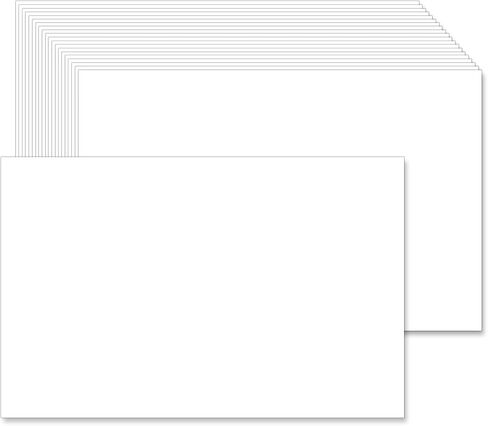 4 x 6 Blank Kraft Cards (Set of 100) - Thick, Heavy Card Stock for Post Cards, Photo Paper Invitations, Greeting, Note, Thank You, Index Cards - Plain for Writing, Stamping, Printing, Art, DIY Making in Saudi Arabia