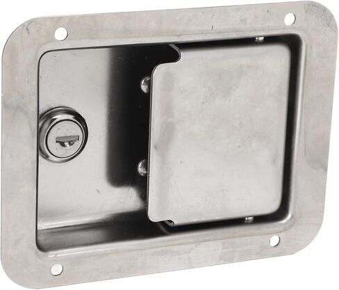 صندوق أدوات قفل صندوق أدوات من الفولاذ، قفل صندوق أدوات من الفولاذ المقاوم للصدأ، قفل مجداف بمقبض RV مع مفتاحين لشاحنة مقطورة والتخييم in Kuwait