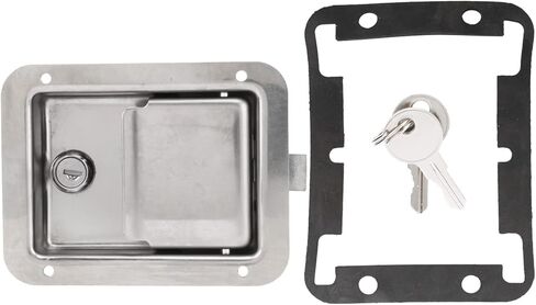 صندوق أدوات قفل صندوق أدوات من الفولاذ، قفل صندوق أدوات من الفولاذ المقاوم للصدأ، قفل مجداف بمقبض RV مع مفتاحين لشاحنة مقطورة والتخييم in Kuwait