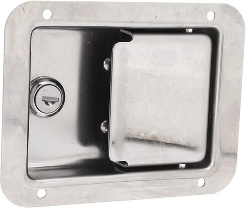 صندوق أدوات قفل صندوق أدوات من الفولاذ، قفل صندوق أدوات من الفولاذ المقاوم للصدأ، قفل مجداف بمقبض RV مع مفتاحين لشاحنة مقطورة والتخييم in Kuwait