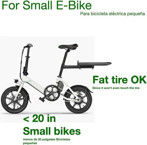 حامل دراجة بإطارات دهنية من Urby ورف دراجة كهربائية، Parrilla para Bicicletas Trasera، أفكار كرف شحن بسعة تحميل in Kuwait