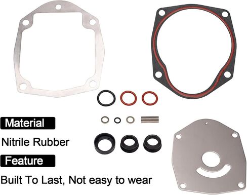 8M0100526 Water Pump Impeller Repair Kit Compatible For Mercury Mariner Outboard 4-Stroke And Mercruiser Alpha One Gen 2 Stern Drive Replaces 47-8M0100526 47-43026Q06 in Saudi Arabia