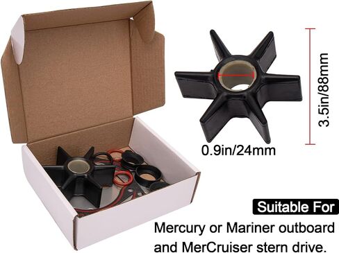 8M0100526 Water Pump Impeller Repair Kit Compatible For Mercury Mariner Outboard 4-Stroke And Mercruiser Alpha One Gen 2 Stern Drive Replaces 47-8M0100526 47-43026Q06 in Saudi Arabia