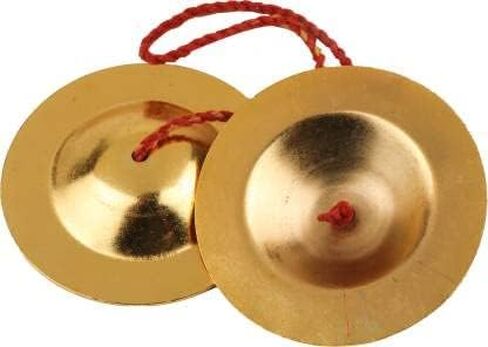 9 سم. النحاس MANJEERA MANJIRA KHARTAL CYMBAL TALA JALRA لأداة Pooja KIRTAN BHAJAN Kartal 9 سم in Saudi Arabia