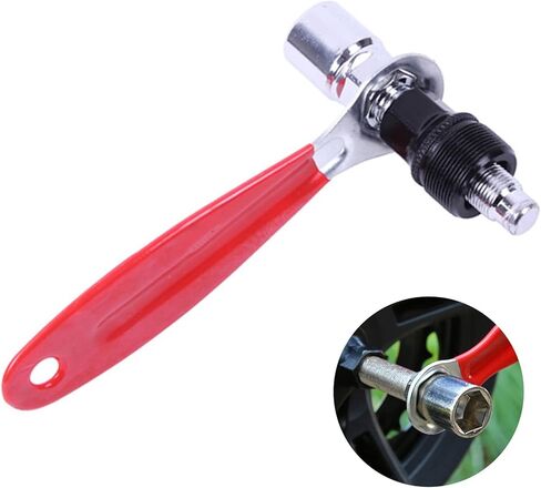 Bike Crank Puller,Universal Bike Crank Remover Bike Crank Removal Tool Bottom Bracket Removal Tool with Bike Spanner Bike Crank Extractor Bicycle Repair Tool Kit for Bike Repair & Maintenance in Kuwait