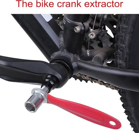 Bike Crank Puller,Universal Bike Crank Remover Bike Crank Removal Tool Bottom Bracket Removal Tool with Bike Spanner Bike Crank Extractor Bicycle Repair Tool Kit for Bike Repair & Maintenance in Kuwait